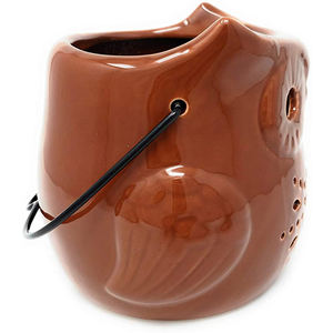 Custom Engraved Cheap Brown <strong>Owl</strong> Animal Elegant Eco Friendly Decorative Heat Resistant Porcelain Nordic <strong>Candle</strong> Jars - Product Image 3