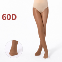 2025 BT00038-super vente chaude Anti-entorse Ballet collants pour filles 60D huile brillant professionnel femmes danse collants collants