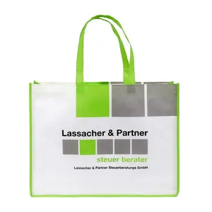 Meilleur prix Écologique Logo Personnalisé Épicerie Cadeau Tissu Shopping Sac Non Tissé Couleur Correspondance