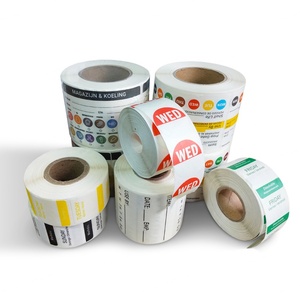 Etiquetas Adhesivas Biodegradables 2020, Removibles, Impresión a Color, Etiquetas de Embalaje, Etiquetas de Papel de Seguridad Alimentaria Solubles en Agua - Product Image 4