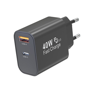 อะแดปเตอร์ชาร์จแกลเลียมไนไตรด์มาตรฐานยุโรป 40W สำหรับ Apple รองรับการชาร์จเร็วของ Samsung  อะแดปเตอร์แท้สำหรับ Apple 16 - Product Image 2