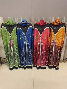 Robes africaines <span class=keywords><strong>en</strong></span> gros avec impression numérique, robes longues amples et respirantes de style traditionnel du Kenya - Product Image 5