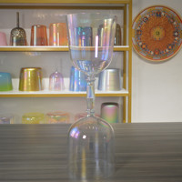 HF Haute Qualité Cosmique Lumière Cristal Chantant Double Saint Graal Arc pour Guérison Son Bain Cristal Chant Calice Méditation