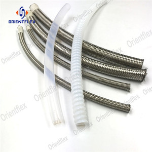 Sae 100 r14, נירוסטה חוט קלוע קלוע צינור 3/16 "-1" - Product Image 4