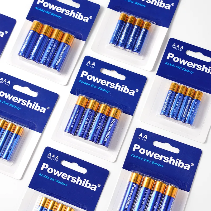 Powershiba R6 1.5V AA UM3 Battery Super Heavy Duty Batteries Pencil Battery