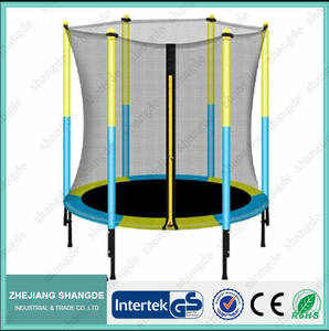 Vật liệu mềm FOAM + PE thép không gỉ ngoài trời thể dục Trampoline với mạng lưới an toàn - Product Image 4