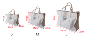 Sinh thái thân thiện tái sử dụng thiết kế vải Tote Túi 16oz dày bông vải công suất lớn tùy chỉnh bông vải Tote Túi - Product Image 2