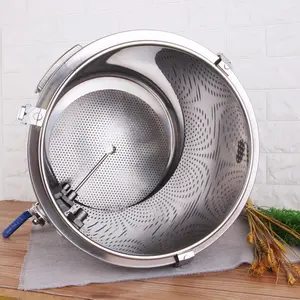 Stainless Stock Pot Big Size 100Liter Stainless Steel Heat Insulation Pot Double Wall Insulation Barrel Commercial Cooking Pot