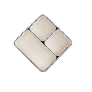 Boîte de rangement pour vaisselle en PET recyclé, bac de rangement, tiroir carré, écologique, durable, cuisine, salon - Product Image 1