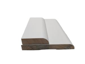 Plinthe murale extérieure moderne en bois-plastique, durable, écologique, imperméable, apprêtée blanche, pour la décoration - Product Image 6