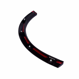 Tesla Model X Door <b>Wheel</b> Arch Weather Shields Black <b>Plastic</b> 1045895-00-E 1045890-00-E - Product Image 2