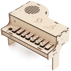 La tecnología de piano electrónico DIY permite crear pequeños inventos, instrumentos artesanales y ensamblaje creativo de modelos de piano. - Product Image 2