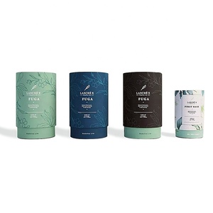 Cylinder Box Skin Care Box Packaging Customized Printed Candle Box Cosmetic Packaging Factory Price