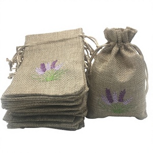 Sacs en <span class=keywords><strong>toile</strong></span> <span class=keywords><strong>de</strong></span> <span class=keywords><strong>jute</strong></span> recyclable <span class=keywords><strong>de</strong></span> 10*14 cm avec motif brodé, cordon <span class=keywords><strong>de</strong></span> serrage, sachets <span class=keywords><strong>de</strong></span> <span class=keywords><strong>lavande</strong></span> <span class=keywords><strong>pour</strong></span> cadeau d'anniversaire, vacances - Product Image 6