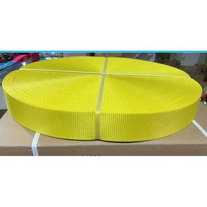 Sangle en polyester haute résistance pour le levage de charges, sangle plate robuste pour camions, remorques et transport logistique - Product Image 4