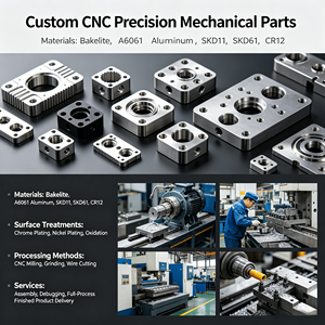 ฐานกระจายความร้อน ชิ้นส่วนความแม่นยำ CNC, อุปกรณ์นำความร้อนแบบกำหนดเอง ชิ้นส่วนโครงสร้าง - Product Image 1