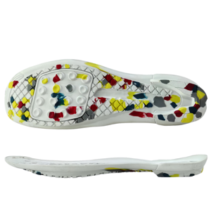 Semelles de vélo en caoutchouc TPU multicolores Kezhi Bulk Supply, support rigide antidérapant pour chaussures de course sur route professionnelles. - Product Image 5