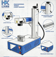 Machine de marquage laser à fibre 20W/30W/50W Raycus Max JPT IPG, outil de gravure laser pour la gravure sur métal et plastique