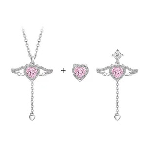 Le donne della collana di amore delle ali d'angelo possono spostare la catena della clavicola delle piccole ali - Product Image 6