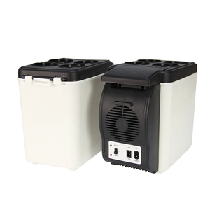 Mini-réfrigérateur de voiture 6L pour la maison, les voyages, le bureau, le dortoir, les cosmétiques, les aliments et les boissons, réfrigérateur <span class=keywords><strong>12V</strong></span> pour voiture - Product Image 1