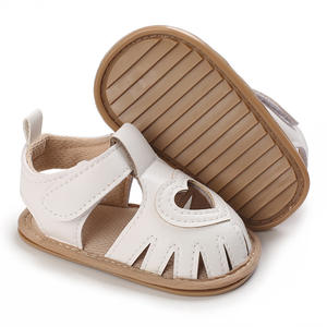 0-12 Month Heart Design New Baby Sandals Summer Spring Breathable PU Leather Baby Girl Sandals Shoes - Product Image 5