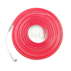 สระว่ายน้ำกลางแจ้ง12V 24V กันน้ำสีแดงเขียวน้ำเงินส้มอำพันสีขาวบริสุทธิ์<span class=keywords><strong>230V</strong></span> เส้นผ่าศูนย์กลาง16มม. LED นีออนดิ้นรอบ - Product Image 6