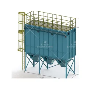 Sistema di controllo dell'inquinamento atmosferico Erhuan collettore di polveri industriali produttori di sistemi di raccolta della polvere
