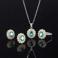 Perancang Bunga Rainbow Moonstone 925 Perak Murni Grosir Manufaktur Anting-Anting Cincin Liontin Manik-manik Elegan Stainless Steel J