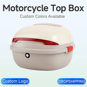 Top case universel pour <span class=keywords><strong>moto</strong></span>, boîte arrière étanche pour scooter, 41L, plastique ABS, coffre de rangement arrière pour <span class=keywords><strong>moto</strong></span> électrique - Product Image 2