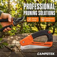 Juego de Herramientas de Jardinería Profesional SK-5, Tijeras de Podar de Acero con Alto Contenido de Carbono y Sierra Plegable para Recortar Ramas de Huertos