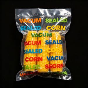Bolsas de Embalaje al Vacío Planas Impresas Personalizadas para Maíz Fresco y Maíz Congelado con <span class=keywords><strong>Propiedades</strong></span> de Alta Barrera para Conservación - Product Image 3