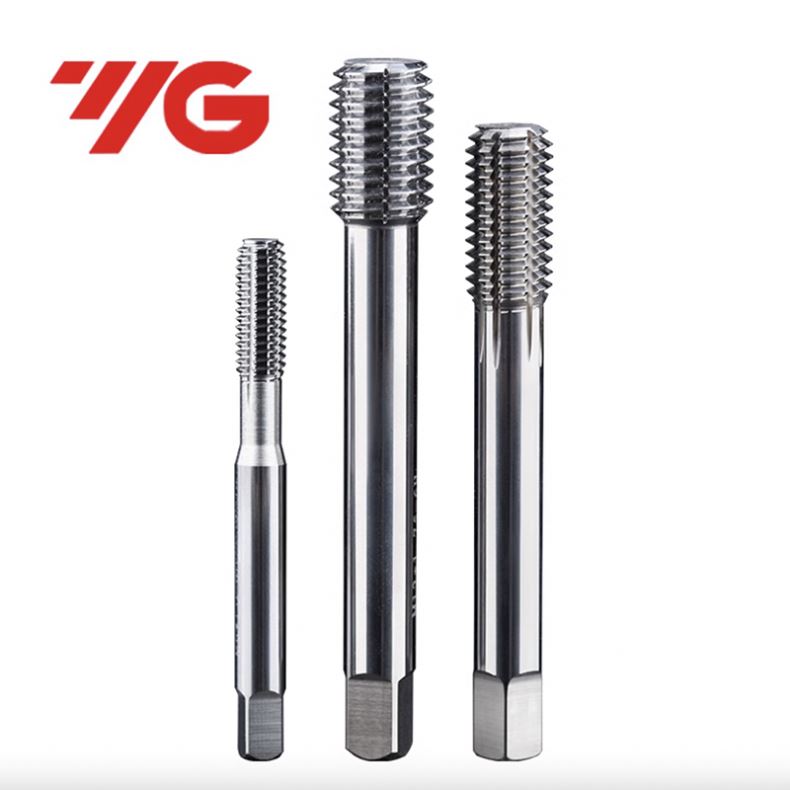 Copper Pipe Tap Metric Forming Taps Solid Carbide HRC50-65 M0.8M0.9M1M1.2M1.6M2M3M4M5M6M8M10M12M14M16 Machine TICN-Coating Tap