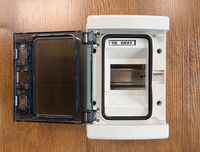 Boîtier de distribution ABS étanche 4 voies HA IP65 pour extérieur, boîtier de disjoncteur MCB 16A 230V