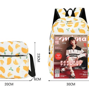 Sac à dos scolaire imperméable de grande capacité, motif personnalisé, style tendance, nylon écologique, imprimé dessin animé, pour étudiants - Product Image 2
