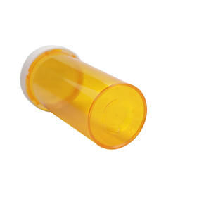 Groothandel Oranje Pillenflessen 30dr Kindveilig Duw-Naar-En Draaikap Medicijncontainer Omkeerbare Flesjes Deksel Voor Twee Doeleinden - Product Image 4