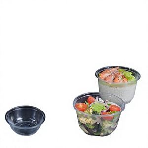 Boîte d'emballage alimentaire jetable en PP transparent épaissi pour micro-ondes avec couvercle, gaufrage et estampage personnalisés, forme sur mesure - Product Image 4