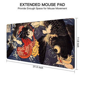 Ukiyo-e Samurai لوحة فأرة يابانية مخصصة ثعبان لهب للألعاب متوفر بالمخزون - Product Image 4