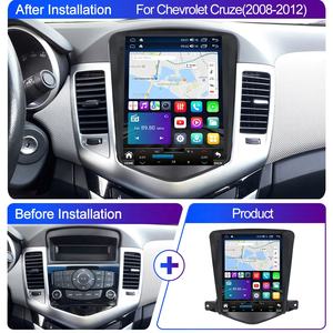 LEHX 8 Core 4G Android 12 autoradio portatile Chevrolet Cruze J300 2008-2012 stile <span class=keywords><strong>Tesla</strong></span> CarPlay <span class=keywords><strong>Auto</strong></span> 2 Din Stereo GPS QLED/OLED - Product Image 5
