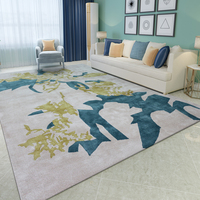 Tapis uni découpé fait à la main pour fabrication de bijoux, tapisserie simple et moderne, turquoise et gris, offre en ligne