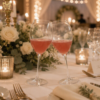 Restaurant ultradunne rode wijnglazen, kristallen glazen, champagneglazen, zoete wijnglazen, bubbelglazen