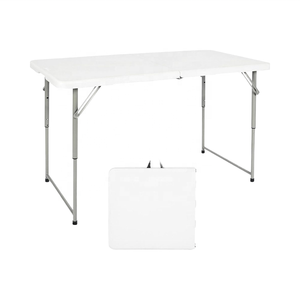 <span class=keywords><strong>Étagère</strong></span> Unité De Stockage Portable Pliable Hauteur Réglable Camping Garden Party Table Intérieur/Extérieur Durable Matière Plastique - Product Image 2