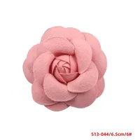 2023 panas 6.5cm Aksesori kamelia buatan tangan Diy cincin rambut korsase pakaian sepatu topi aksesori kain produsen bunga