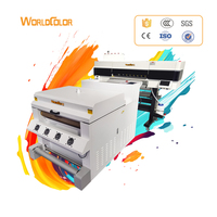 Printer DTF warna dunia 60cm, Printer Digital pigmen 2 * I3200A1 dengan WIFI Mobile tidak perlu komputer untuk mencetak