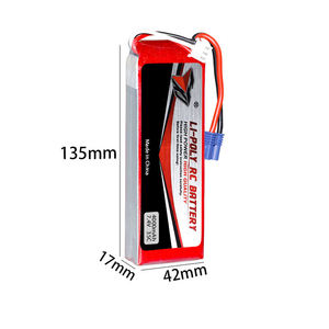 Bộ pin Lithium Polymer 4V 4000mAh có thể sạc lại dành cho xe đồ chơi xe tăng, xe buýt trẻ em & mô hình điều khiển từ xa - Product Image 1