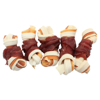 Friandises pour chiens à saveur de canard, à ingrédient unique, digestibles, pour la dentition des chiots - Vente en gros usine