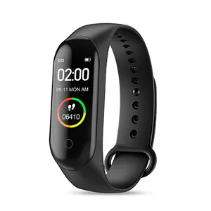 Free Shipping TO USA 2020 NEW Style Hot Sale Smartwatch Mi4 Heart Rate Sleep Smart Band Color Screen Smart Bracelet M4