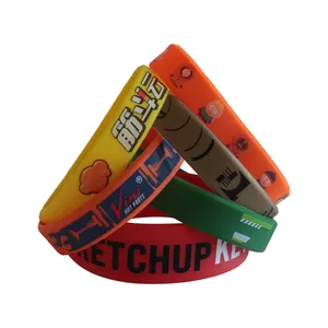 Braccialetti Slap Custom Logo Silicone Slap braccialetti in gomma luminosa braccialetto incandescente in Silicone cinturino a scatto