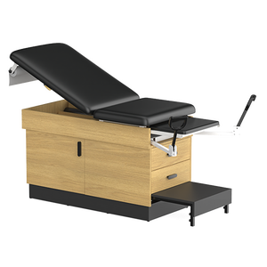 Lit d'examen <span class=keywords><strong>gyn</strong></span>écologique médical de style nouveau réglable pour hôpital et clinique, tables d'examen obstétrique et <span class=keywords><strong>gyn</strong></span>écologique, étriers, garantie de 5 ans - Product Image 3