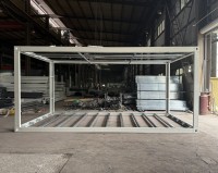 Structure de conteneur métallique de taille standard, squelette en acier galvanisé, composants de rechange, assemblage de maison modulaire préfabriquée en conteneur