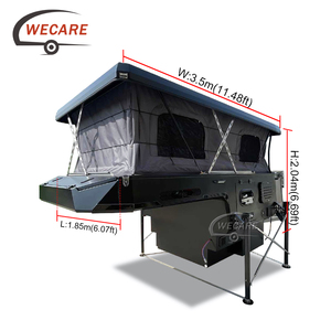 Camping-car amovible en alliage d'aluminium durable pour pick-up, idéal pour les expéditions tout-terrain extrêmes et le camping familial - Product Image 2